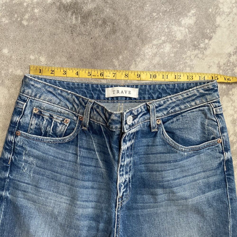 Trave Jeans Womens 30 Blue Irina Unforgettable Wash Under Pressure Denim View 2